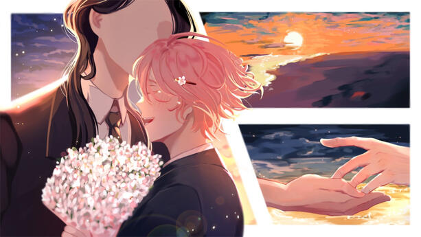 Bust up (with BG) sample